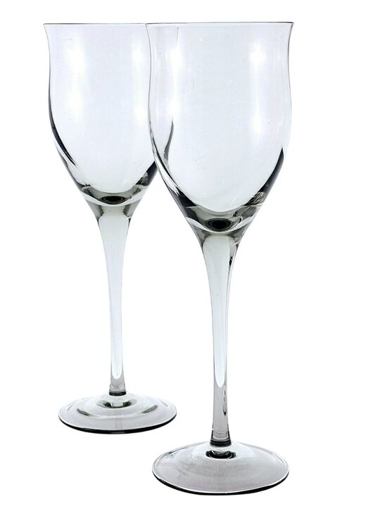 Noritake Other - Noritake Royal Pierpont Gray Wine Glass 8.5"